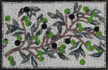 Mediterranean Olives Outdoor Mosaic