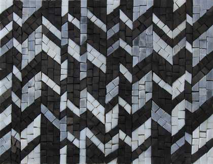 Greyscale Mosaic Wallpaper or Floor Tile