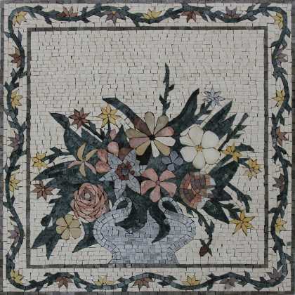 Kitchen Backsplash Flower Mosaic Tile