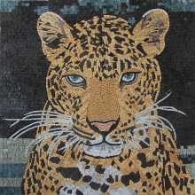 Leopard Mosaic Wall Mural