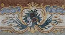 Floral Wall Detail Mosaic Art