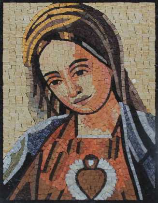 Mother Mary Mosaic Icon