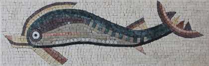 Oriental Dolphin Mosaic
