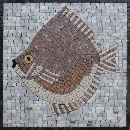 Puffer Fish Pool Mosaic