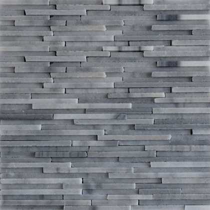 Horizontal Plain Dark Grey Tiles Mosaic