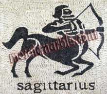 Sagittarius Zodiac Mosaic
