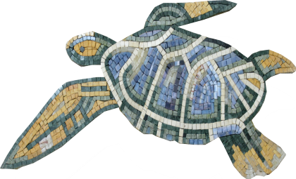 Sea Turtle No Background Mosaic
