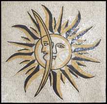The Square Sun and Moon Mosaic