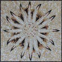 Sun Mosaic Wall Decoration