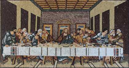 The Last Supper Da Vinci Wall  Mosaic