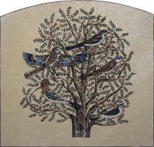 Grand Tree of Life Outdoor Mosaic